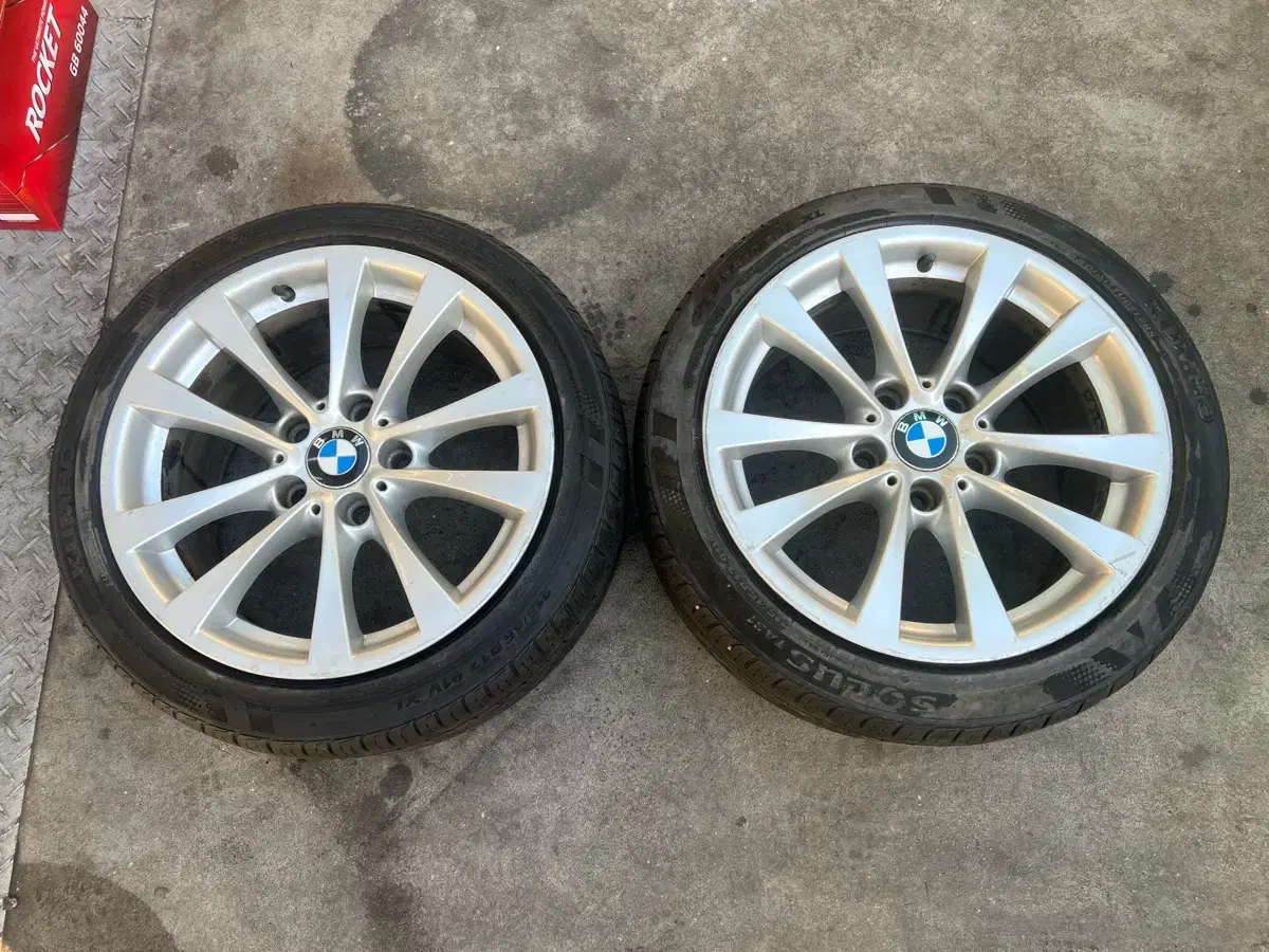 BMW 17인치 PCD120 휠 타이어 팝니다